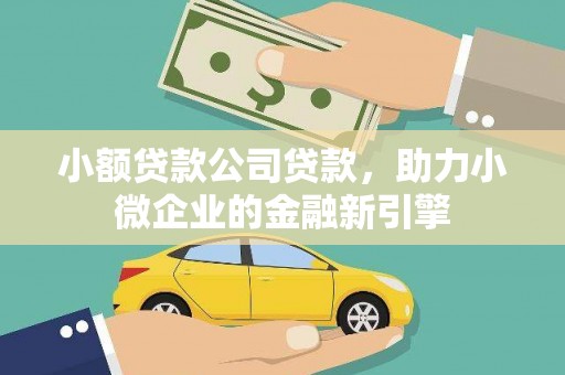 后龙小额贷款公司贷款，助力小微企业的金融新引擎