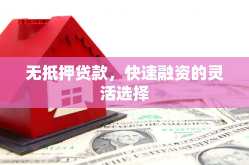 后龙无抵押贷款，快速融资的灵活选择