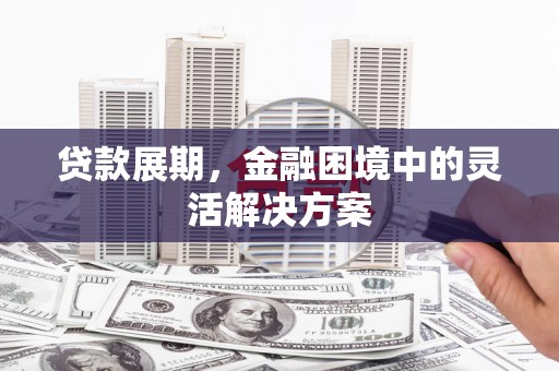 后龙贷款展期，金融困境中的灵活解决方案