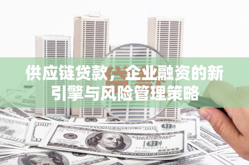 后龙供应链贷款，企业融资的新引擎与风险管理策略