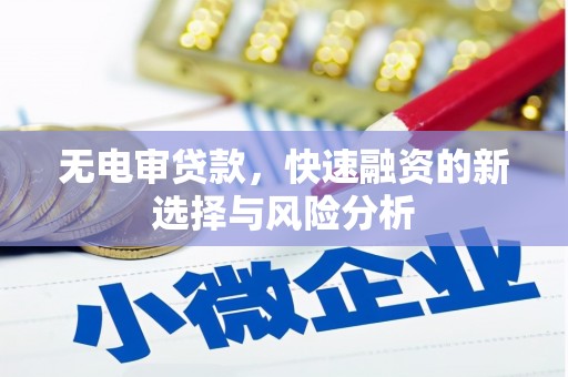 后龙无电审贷款，快速融资的新选择与风险分析