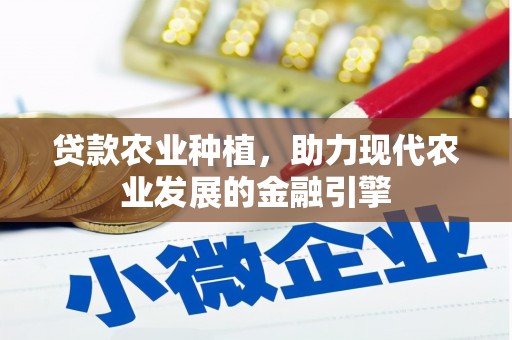 后龙贷款农业种植，助力现代农业发展的金融引擎