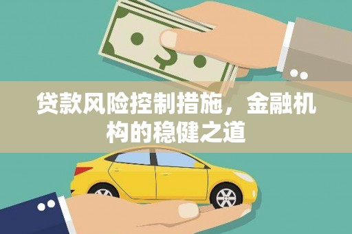 后龙贷款风险控制措施，金融机构的稳健之道