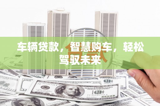 后龙车辆贷款，智慧购车，轻松驾驭未来
