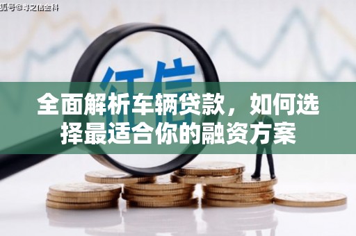 后龙全面解析车辆贷款，如何选择最适合你的融资方案