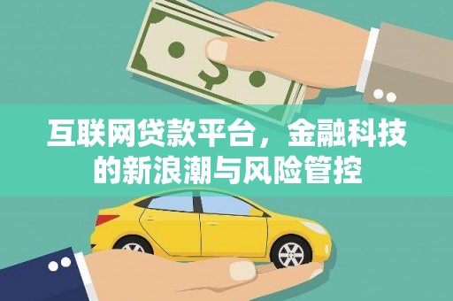 后龙互联网贷款平台，金融科技的新浪潮与风险管控